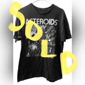 (SOLD) ATARI Asteroids Printed Retro Tee